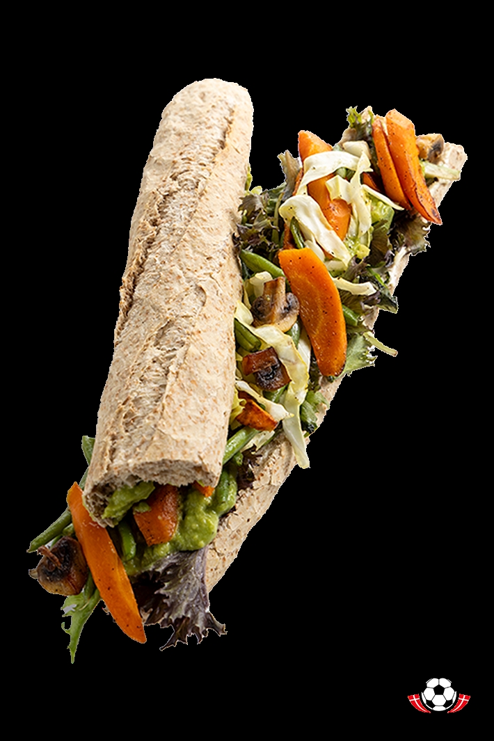 Grillet grøntsager sandwich